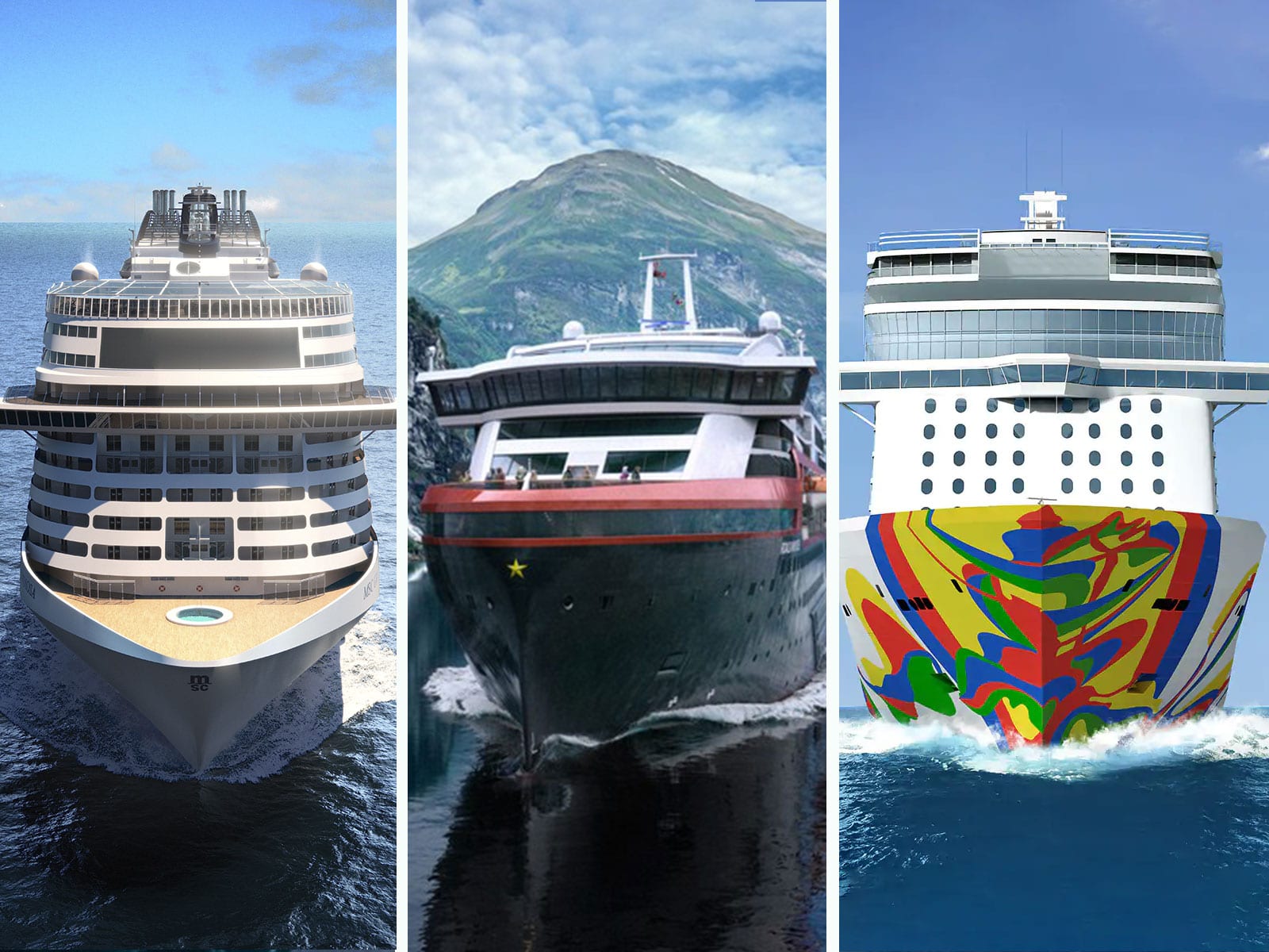 Les bateaux de croisières attendus pour 2019