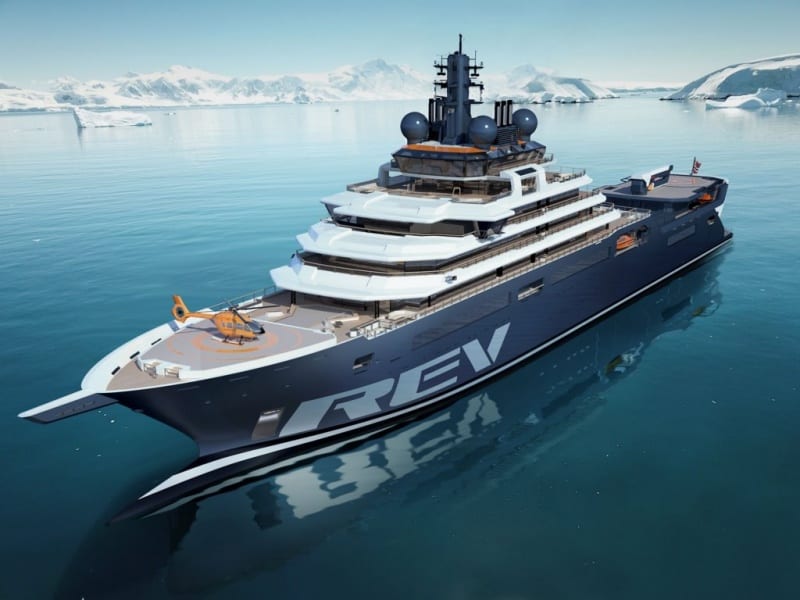 le REV Ocean, prochain navire de croisière d'expédition polaire