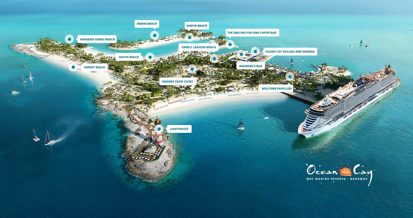 Découvrez les activités à faire sur Ocean Cay. Paddle, Snokerling etc.
