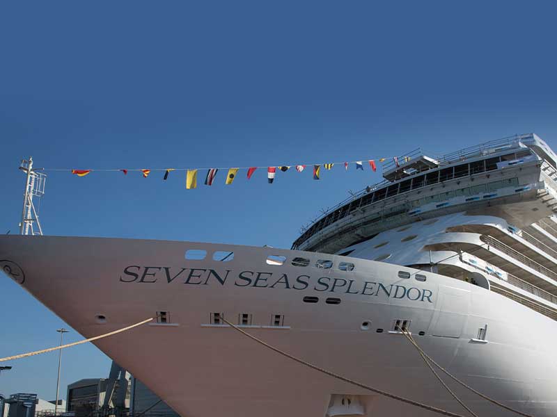 Le regent seven seas splendor, nouvelle perle des mers se d&eacute;voile un peu plus