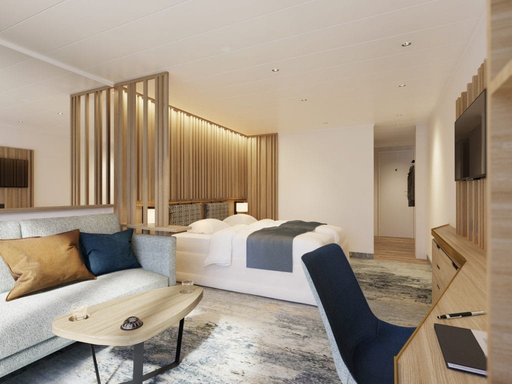 avec des entrées spacieuses, Quark redéfinit un peu plus le luxe au sein de ses bateaux