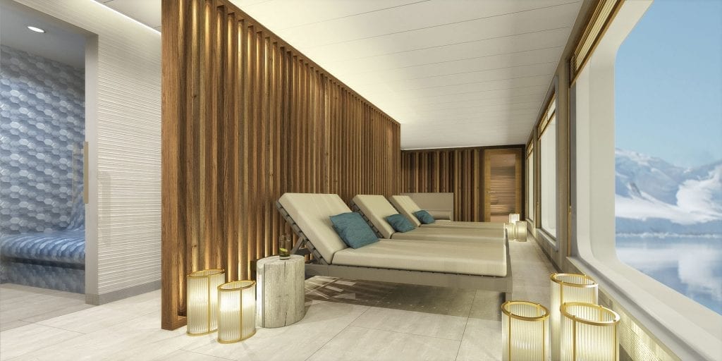 une des zones du spa 