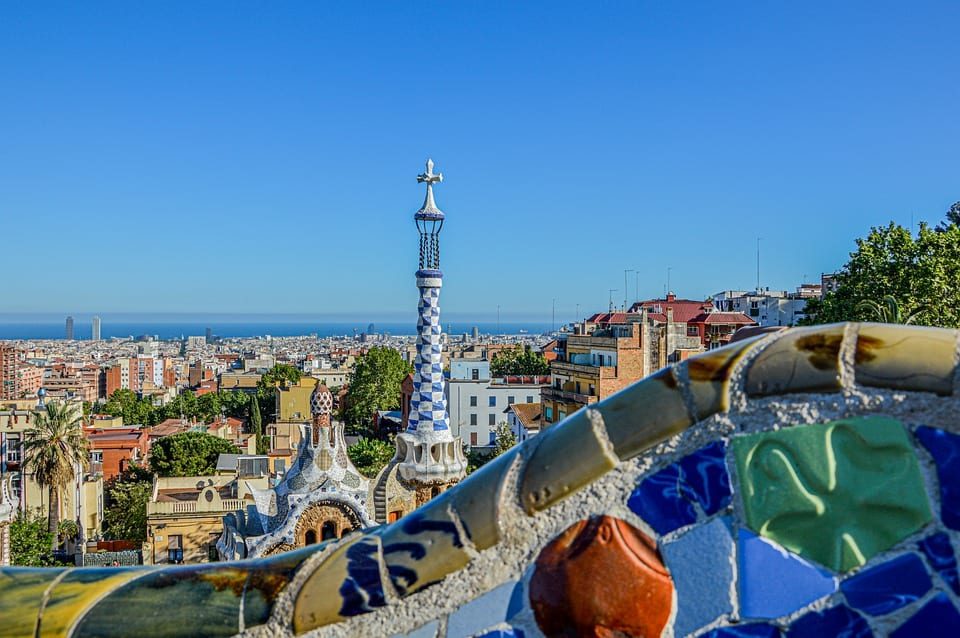 Le parc guell à Barcelone, l'un des endroits les plus visités lors d'une escale des croisières