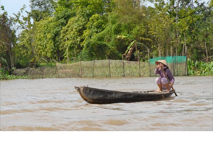 L'île de Tigre, endroit à découvrir si vous vous faites un excursion en bateau sur le Mékong