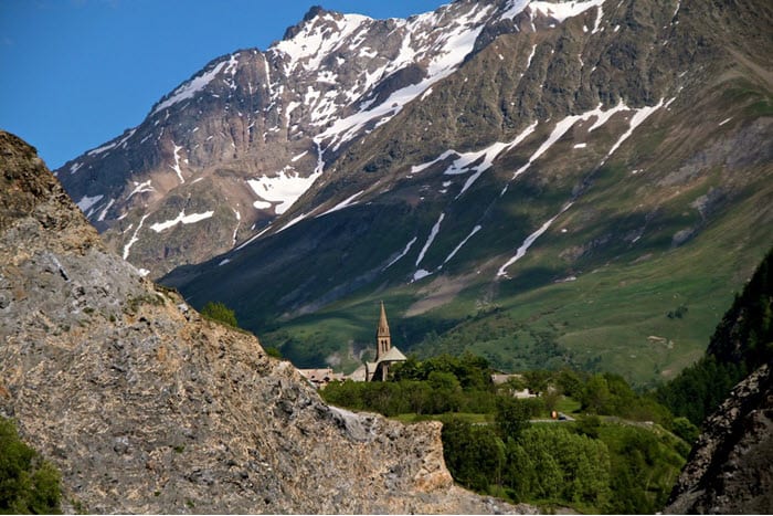 La vue sur Le parc national des Ecrins