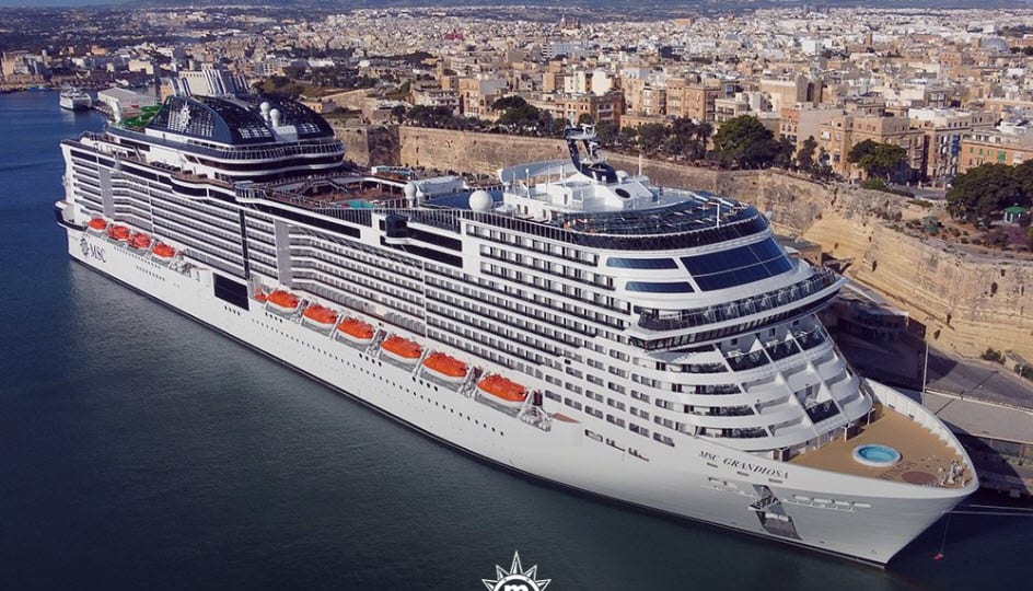 Le MSC Grandiosa, l'illustration de l'article "Le MSC Virtuosa met le cap sur la Grande-Bretagne"
