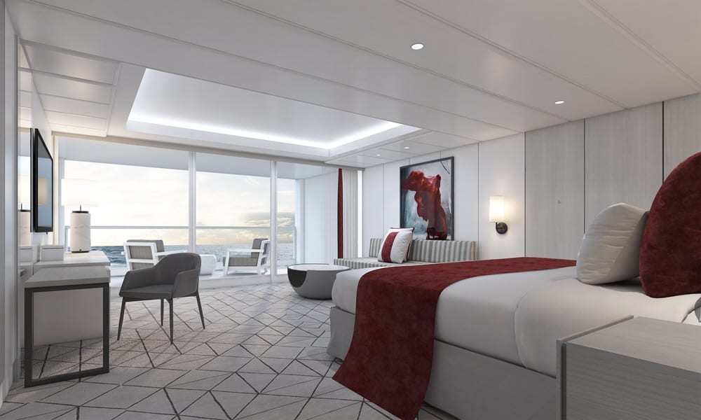 La suite Aquaclass Sky sur le navire Celebrity Beyond