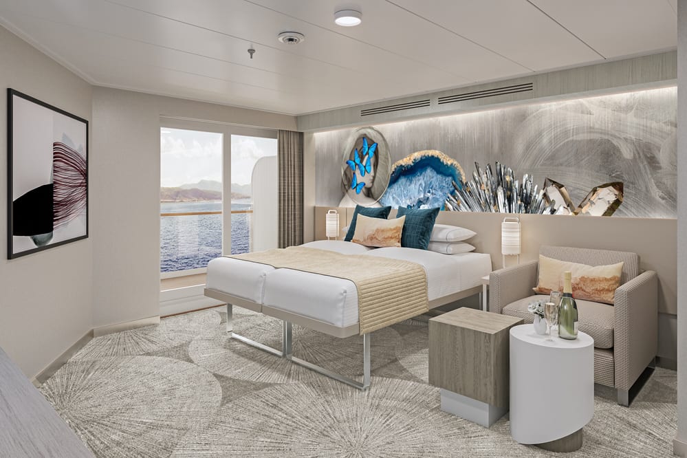 La suite Club Balcony, vue depuis l'entrée de la suite