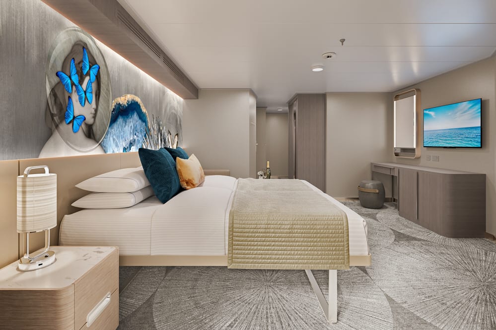 La suite Club Balcony, vue depuis le balcon