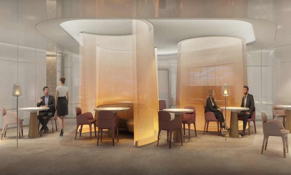 L'intérieur du restaurant Le Voyage