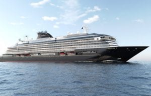 Le navire Explora, de la compagnie de luxe Explora Journeys par MSC Croisières