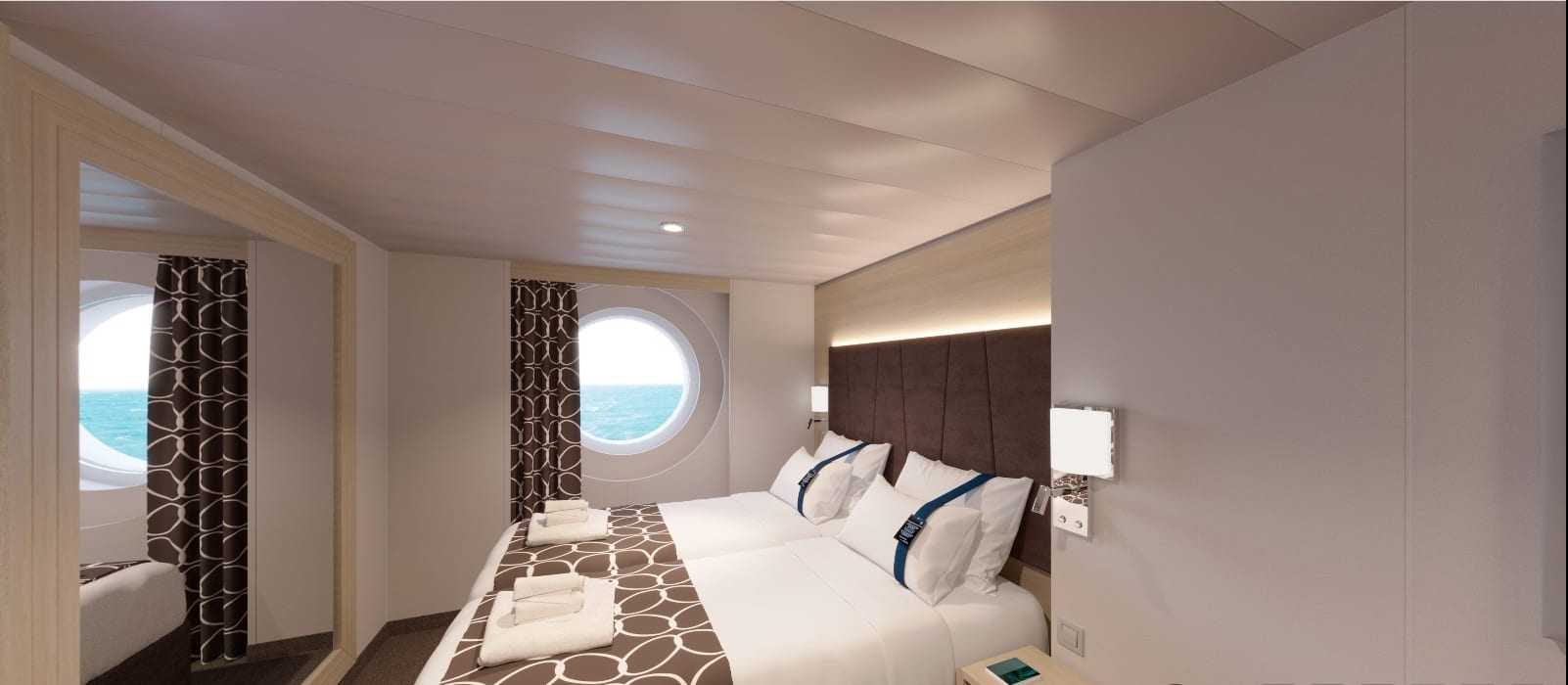Cabine avec la vue sur mer.