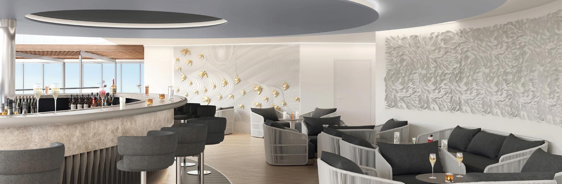 Un restaurant/bar sur le MSC World Europa