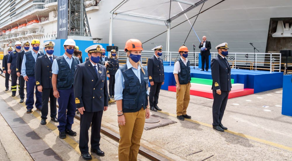 Les personnes qui ont travaillé dans l'ombre pour construire le MSC Seashore