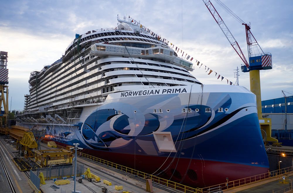 Norwegian Prima est prêt à être mis à l'eau