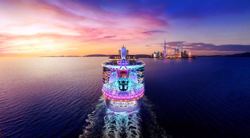 Wonder of the Seas en mer