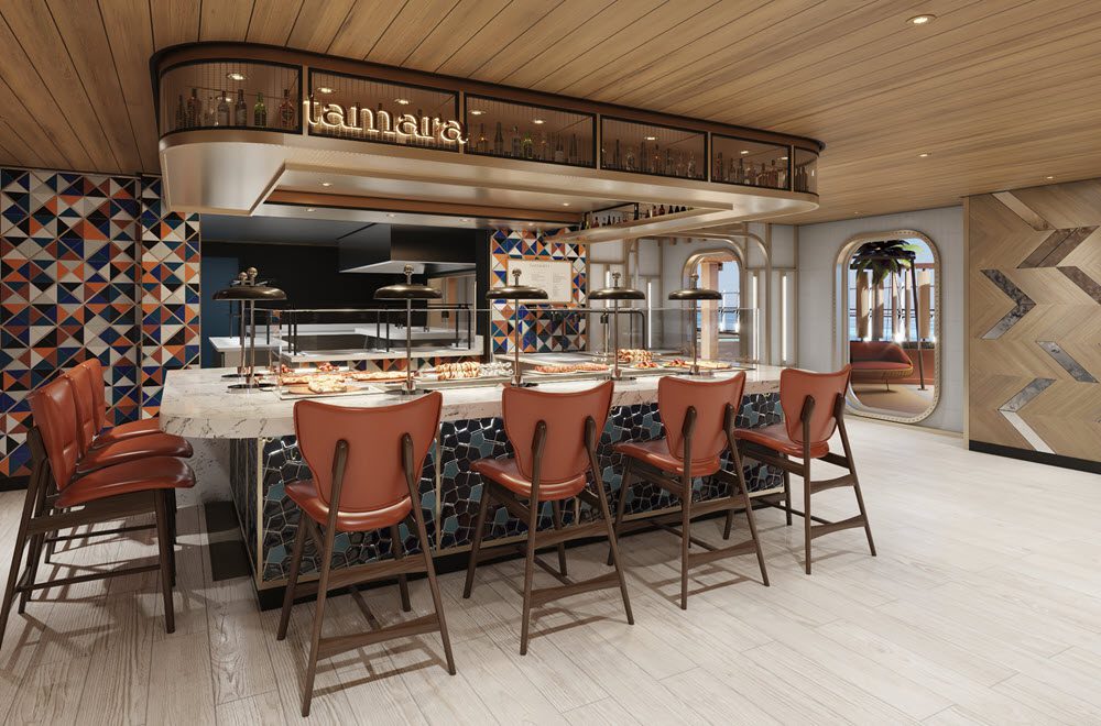 Le restaurant Tamara est situé dans l'Indulge Food Hall