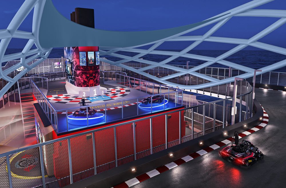 Prima Speedway : le plus long circuit de karting en mer