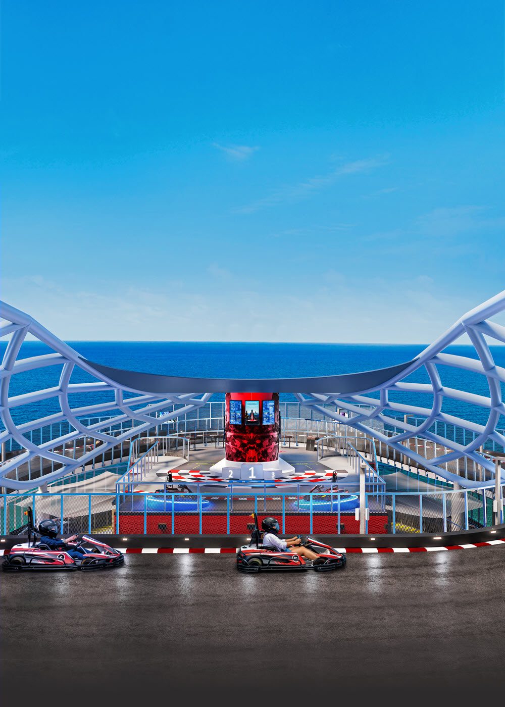 Prima Speedway : le plus long circuit de karting en mer