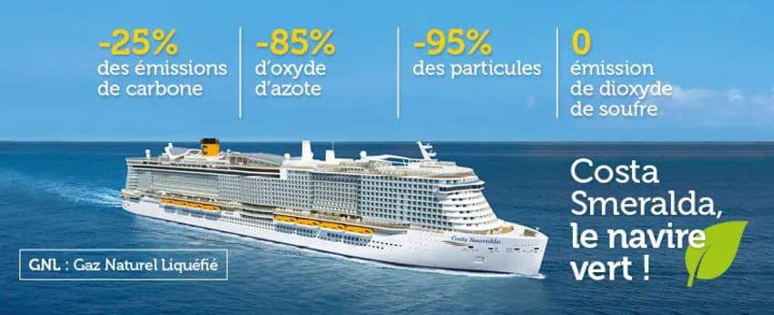 Costa Croisières et le Gaz Naturel Liquéfié