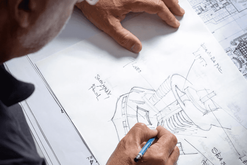 croquis d'un bateau MSC