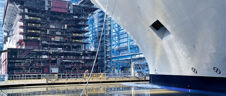 L'illustration de l'article "Combien de temps faut-il pour construire un navire de croisière ?"